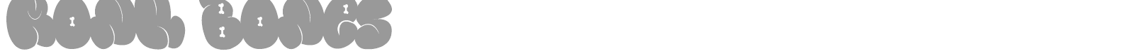 Monk Bones font preview